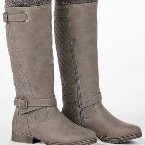 Quilted Riding Boots